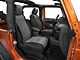 Rugged Ridge Neoprene Front Seat Covers; Black/Gray (11-18 Jeep Wrangler JK)