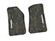 FLEXTREAD Factory Floorpan Fit Tire Tread/Scorched Earth Scene Front Floor Mats with White Gladiator Insert; Rugged Woods (20-24 Jeep Gladiator JT)
