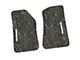 FLEXTREAD Factory Floorpan Fit Tire Tread/Scorched Earth Scene Front Floor Mats with White Mojave Insert; Rugged Woods (20-24 Jeep Gladiator JT)