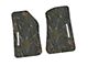 FLEXTREAD Factory Floorpan Fit Tire Tread/Scorched Earth Scene Front Floor Mats with White Rubicon Insert; Rugged Woods (20-24 Jeep Gladiator JT)