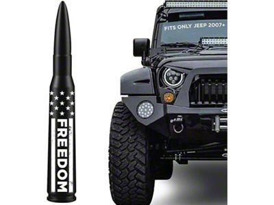 EcoAuto Bullet Antenna; Freedom (07-23 Jeep Wrangler JK & JL)