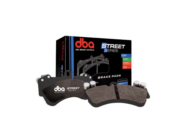 DBA Street Series Ceramic Brake Pads; Rear Pair (07-18 Jeep Wrangler JK)