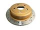 DBA Street Series XGold Cross Drilled and Slotted Rotor; Rear (07-18 Jeep Wrangler JK)