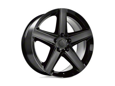 Performance Replicas PR129 Gloss Black Wheel; 20x10 (07-18 Jeep Wrangler JK)