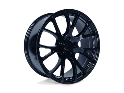 Performance Replicas PR161 Gloss Black Wheel; 22x9.5 (07-18 Jeep Wrangler JK)