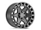 Black Rhino York Matte Gunmetal Wheel; 17x8 (07-18 Jeep Wrangler JK)