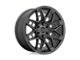 Black Rhino Caprock Matte Gunmetal Wheel; 17x8.5 (18-24 Jeep Wrangler JL)