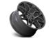 Black Rhino Caprock Matte Gunmetal Wheel; 17x8.5 (18-24 Jeep Wrangler JL)