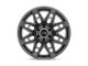 Black Rhino Caprock Matte Gunmetal Wheel; 17x8.5 (07-18 Jeep Wrangler JK)