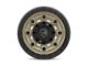Black Rhino Garrison Beadlock Desert with Matte Black Ring Wheel; 17x8.5 (18-24 Jeep Wrangler JL)