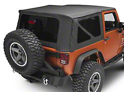 Bestop Sailcloth Replace-A-Top with Tinted Windows; Black Diamond (10-18 Jeep Wrangler JK 2-Door)