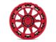 Black Rhino Rotor Candy Red Wheel; 17x8.5 (07-18 Jeep Wrangler JK)