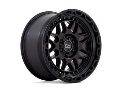 Black Rhino Holcomb Matte Black Wheel; 17x9.5 (07-18 Jeep Wrangler JK)