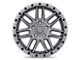 Black Rhino Arches Matte Brushed Gunmetal with Black Bolts Wheel; 18x8 (05-10 Jeep Grand Cherokee WK)