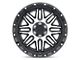 Black Rhino Alamo Gloss Black with Machined Face and Stainless Bolts Wheel; 18x9 (05-10 Jeep Grand Cherokee WK)