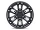 Black Rhino Asagai Matte Black and Machined with Stainless Bolts Wheel; 18x9.5 (11-21 Jeep Grand Cherokee WK2)