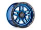Black Rhino Barstow Dearborn Blue with Black Ring Wheel; 18x9.5 (07-18 Jeep Wrangler JK)
