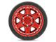 Black Rhino Reno Candy Red with Black Ring and Bolts Wheel; 18x9.5 (18-24 Jeep Wrangler JL)