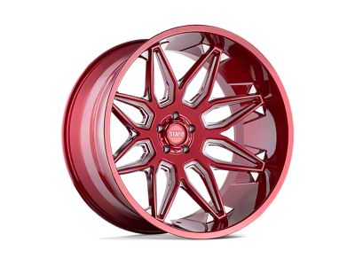 Tuff A.T. T3B Candy Red Wheel; 20x12 (07-18 Jeep Wrangler JK)
