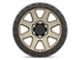 Black Rhino Baker Matte Bronze with Black Ring Wheel; 20x9 (18-24 Jeep Wrangler JL)