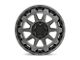 Black Rhino Rotor Matte Gunmetal with Brushed Tinted Face Wheel; 20x9 (07-18 Jeep Wrangler JK)