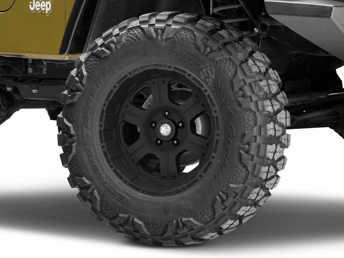 Pro Comp Wheels Jeep Wrangler 89 Series Kore Matte Black Wheel; 17x9  7089-7965 (97-06 Jeep Wrangler TJ)