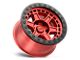Black Rhino Reno Candy Red with Black Ring and Bolts Wheel; 20x9.5 (07-18 Jeep Wrangler JK)
