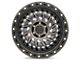 Black Rhino Shredder Matte Black with Machined Dark Tint Wheel; 20x9.5 (22-24 Jeep Grand Cherokee WL)