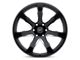 Black Rhino Mozambique Gloss Black Milled Wheel; 22x9.5 (07-18 Jeep Wrangler JK)