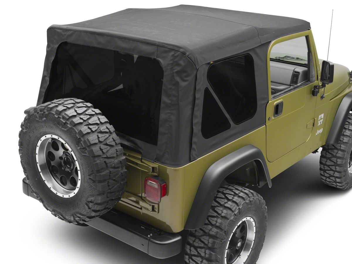 Bestop Jeep Wrangler NX Soft Top - Black Diamond 54720-35 (97-06 Jeep Wrangler Excluding Unlimited)