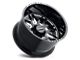 Black Rhino Twister Gloss Black with Milled Spokes Wheel; Left Directional; 24x14 (05-10 Jeep Grand Cherokee WK)