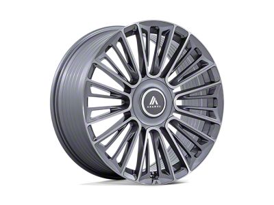 Asanti Premier Anthracite Brushed Wheel; 22x9.5 (18-24 Jeep Wrangler JL)