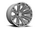 Asanti Cleaver Titanium Brushed Wheel; 20x12 (05-10 Jeep Grand Cherokee WK)