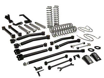 Rough Country Jeep Wrangler 6-Inch X-Series Suspension Lift Kit with Shocks  68322 (07-18 Jeep Wrangler JK 4-Door) - Free Shipping