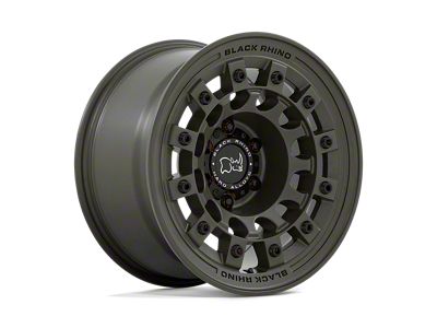 Black Rhino Fuji Olive Drab Green Wheel; 17x8 (07-18 Jeep Wrangler JK)