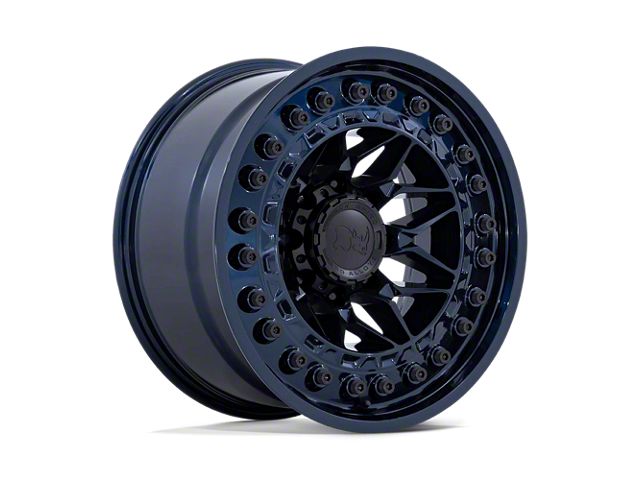 Black Rhino Alpha Midnight Blue Wheel; 18x9 (07-18 Jeep Wrangler JK)