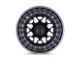 Black Rhino Alpha Matte Black with Gunmetal Lip Wheel; 18x9 (07-18 Jeep Wrangler JK)