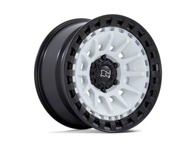 Black Rhino Barrage Gloss White on Matte Black Wheel; 18x9 (07-18 Jeep Wrangler JK)