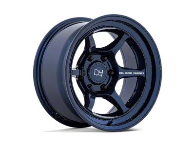 Black Rhino Shogun Gloss Midnight Blue Wheel; 17x8.5 (07-18 Jeep Wrangler JK)