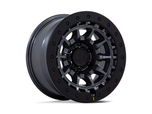 Black Rhino Tusk Matte Gunmetal Wheel; 17x8.5 (18-24 Jeep Wrangler JL)