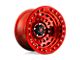 Fuel Wheels Zephyr Beadlock Candy Red Wheel; 17x9 (18-24 Jeep Wrangler JL)