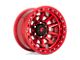 Fuel Wheels Covert Beadlock Candy Red Wheel; 17x9 (07-18 Jeep Wrangler JK)