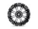 Fuel Wheels Rampage Matte Gunmetal with Black Lip Wheel; 22x12 (18-24 Jeep Wrangler JL)