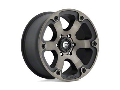 Fuel Wheels Beast Matte Black Double Dark Tint Wheel; 20x12 (07-18 Jeep Wrangler JK)