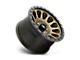 Fuel Wheels Vector Matte Bronze with Black Bead Ring Wheel; 17x9 (07-18 Jeep Wrangler JK)