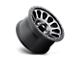 Fuel Wheels Vector Matte Gunmetal with Black Bead Ring Wheel; 17x9 (07-18 Jeep Wrangler JK)