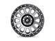 Fuel Wheels Vector Matte Gunmetal with Black Bead Ring Wheel; 17x9 (18-24 Jeep Wrangler JL)