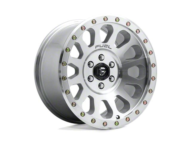 Fuel Wheels Vector Diamond Cut Machined Wheel; 17x9 (07-18 Jeep Wrangler JK)