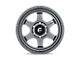 Fuel Wheels Shok Matte Anthracite Wheel; 17x10 (07-18 Jeep Wrangler JK)