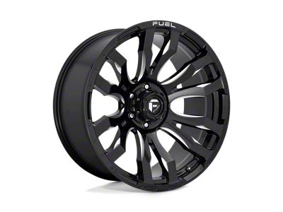 Fuel Wheels Blitz Gloss Black Milled Wheel; 20x10 (07-18 Jeep Wrangler JK)